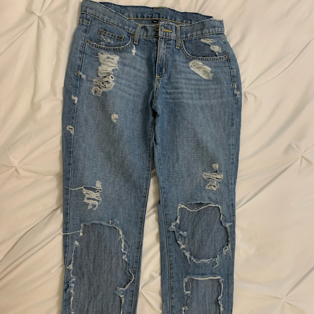 Carmar ripped baggy jeans